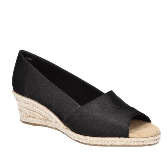 Easy Street Jasper Espadrille Wedge Sandals New Size 6.5 - Picture 1 of 8